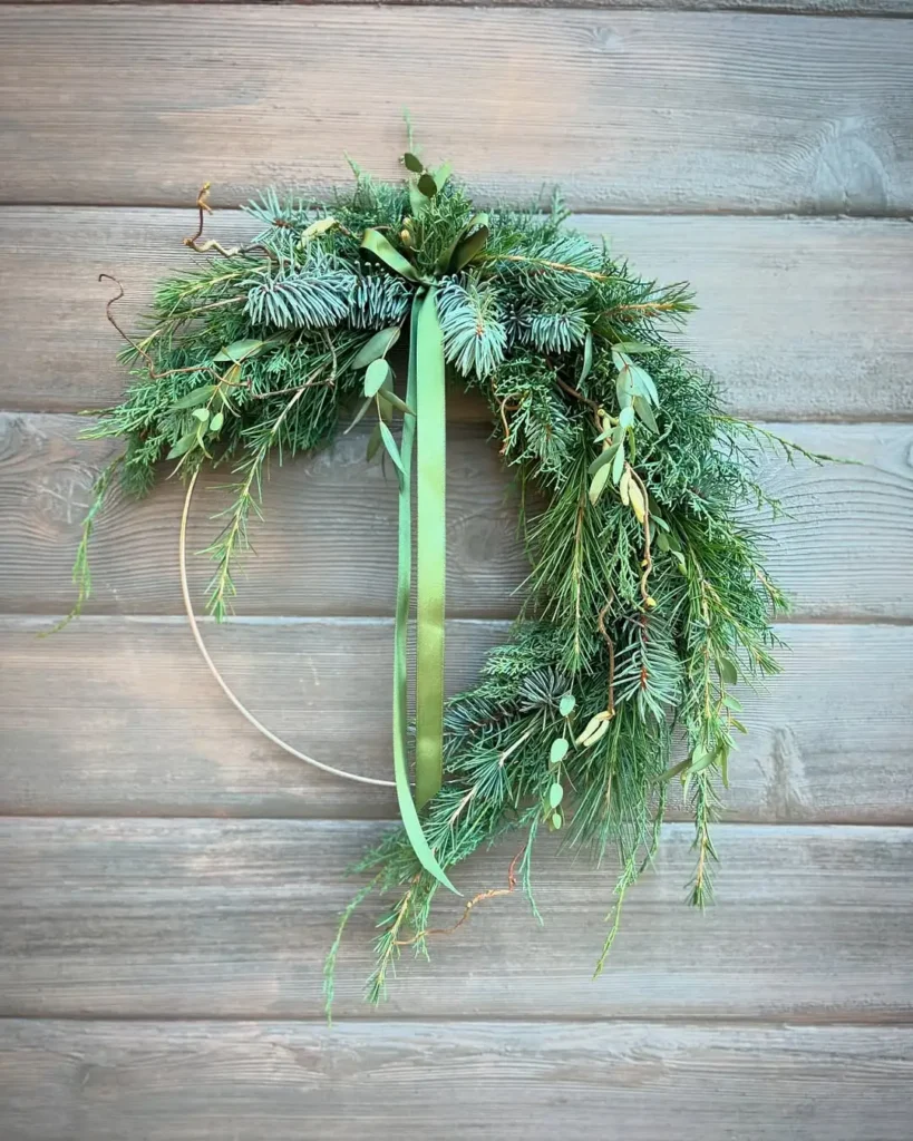 15 Spring wreath for front door ideas you'll love 25 Modern Asymmetrical Wreaths