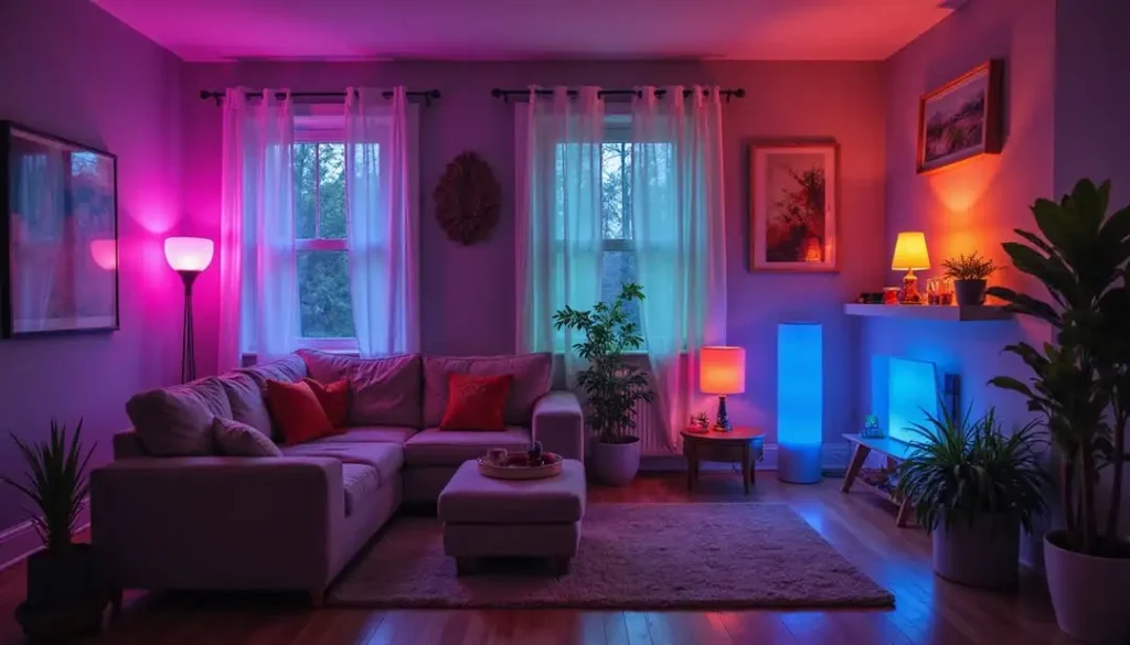 15 Ambient Lighting Ideas for a Cozy Home 7 Dimmable Ambient Lighting Setup
