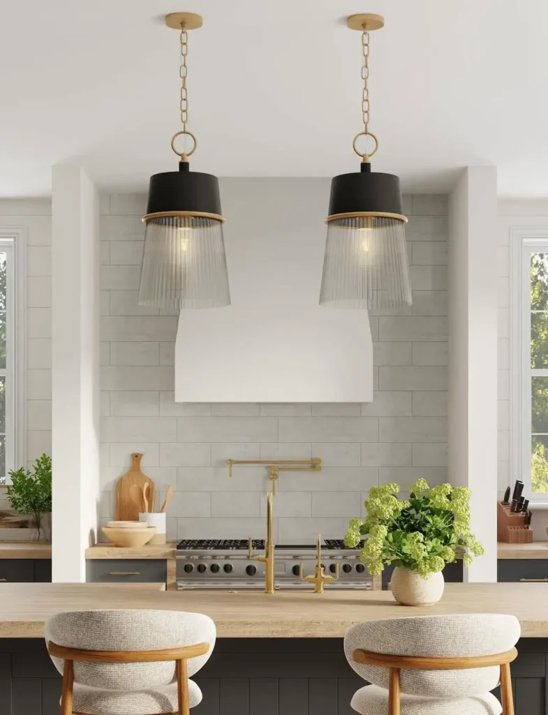 Kitchen Island Pendant Placement