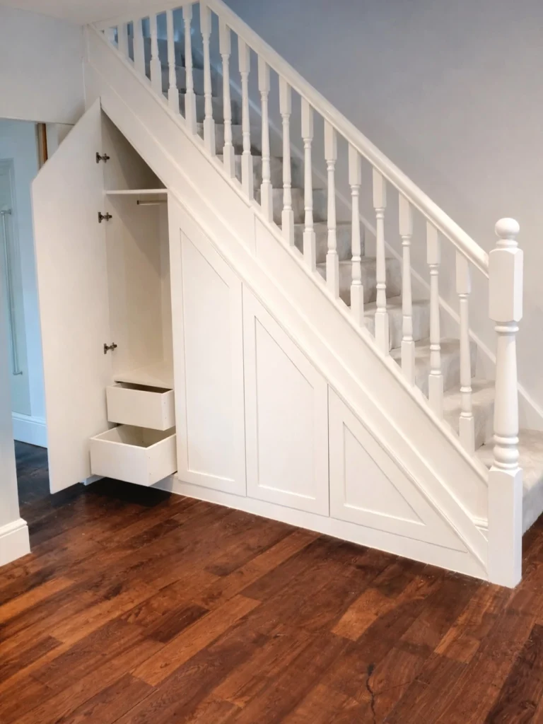 Minimalist Under-Stairs Storage