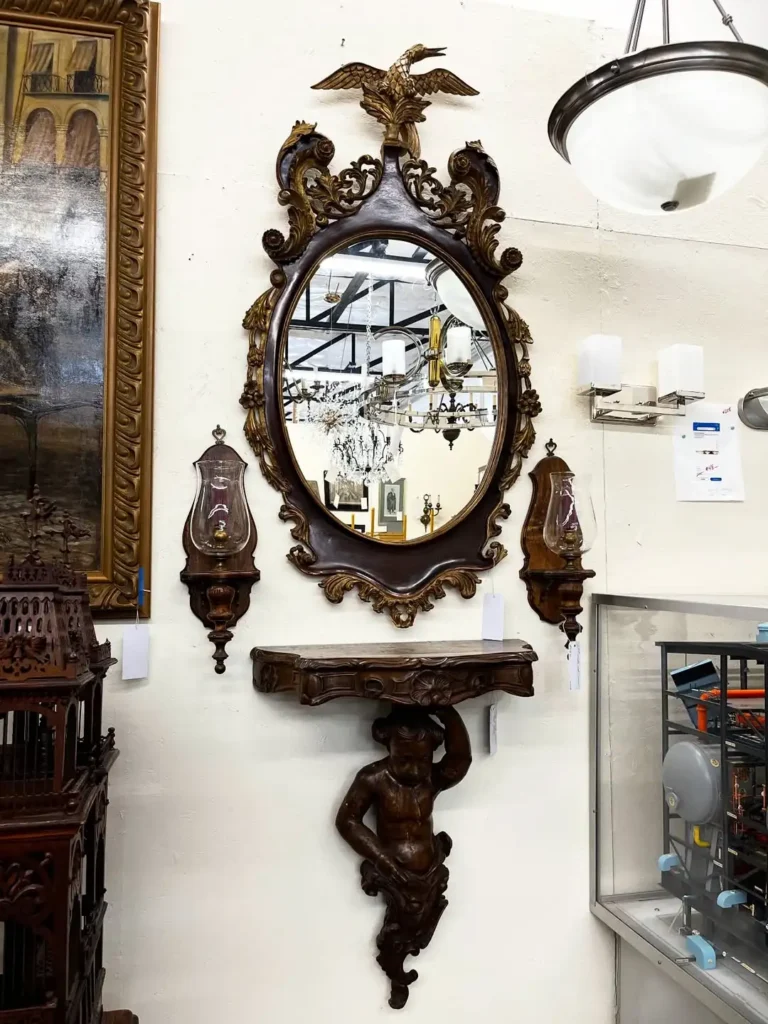 17 Vintage Mirror Ideas to Elevate Your Space 9 Antique Carved Wood Mirrors