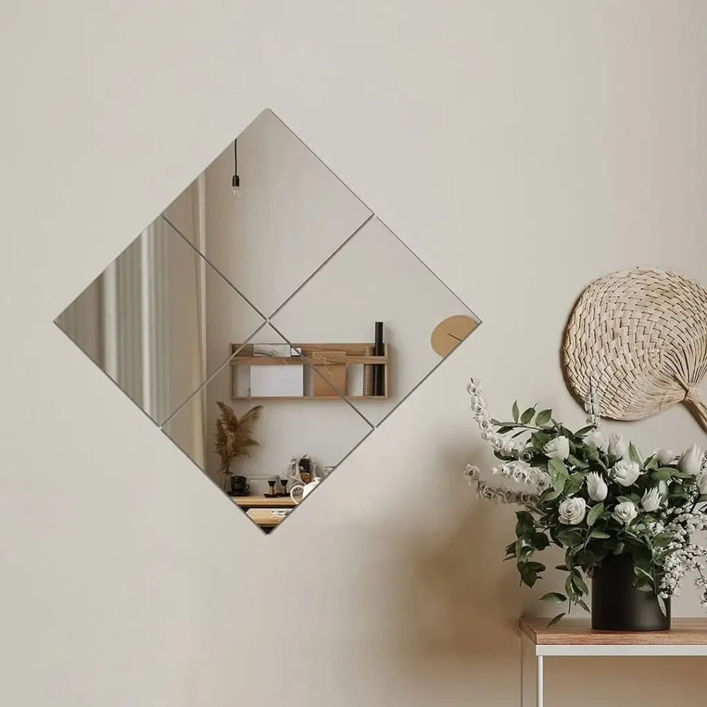 Mirror Tile Wall Decor