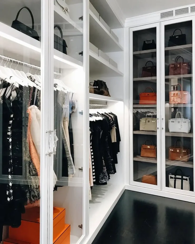 Glass Shelf Closet Displays