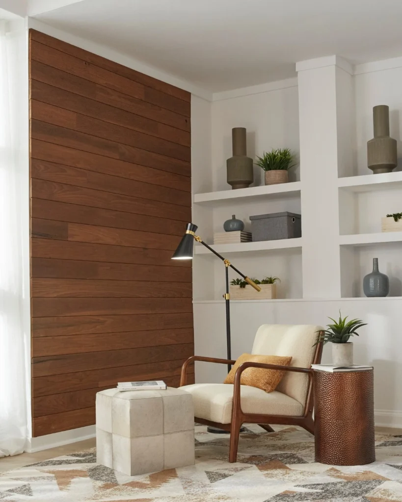 Horizontal Wood Panel Accents