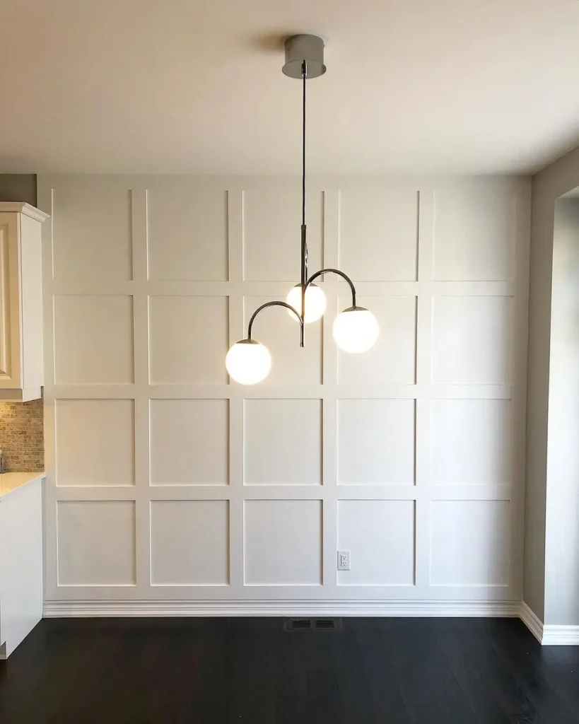 Grid Style MDF Panel Walls