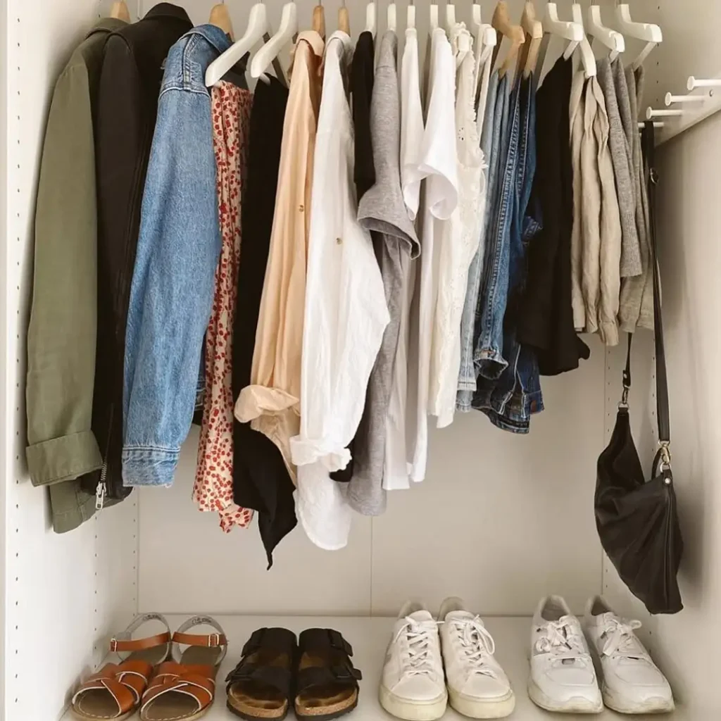 Minimal Capsule Wardrobe Closet