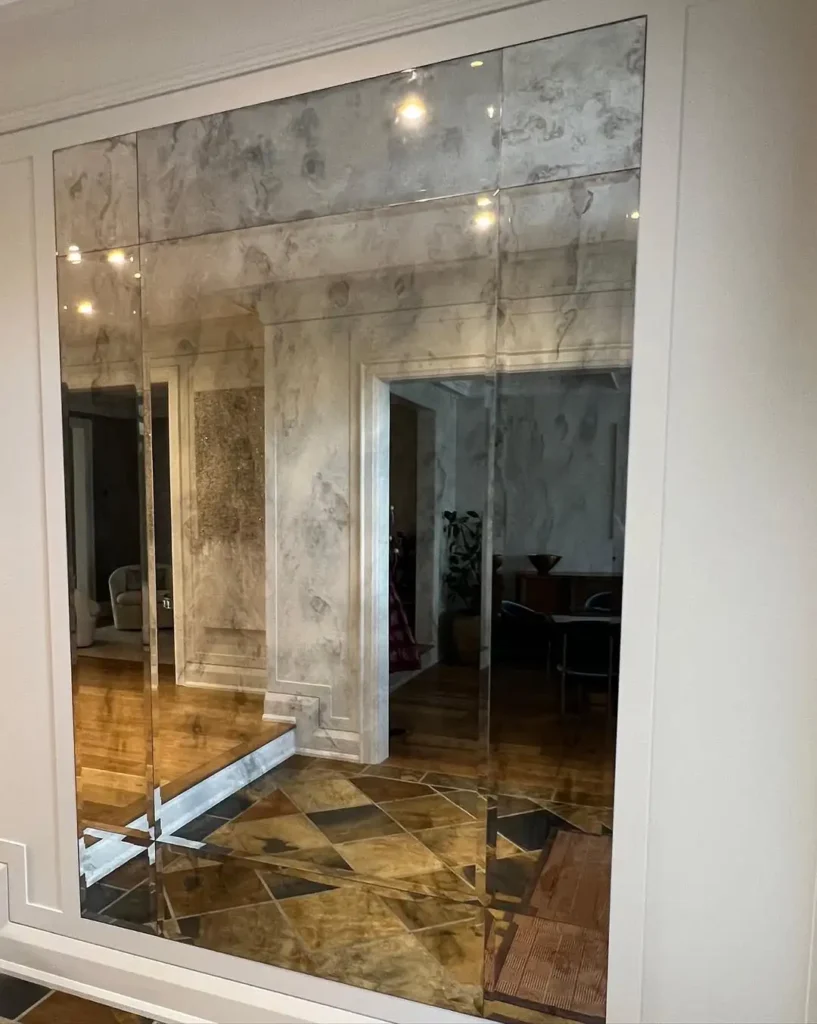 17 Vintage Mirror Ideas to Elevate Your Space 27 Antique Mirror Wall Panels