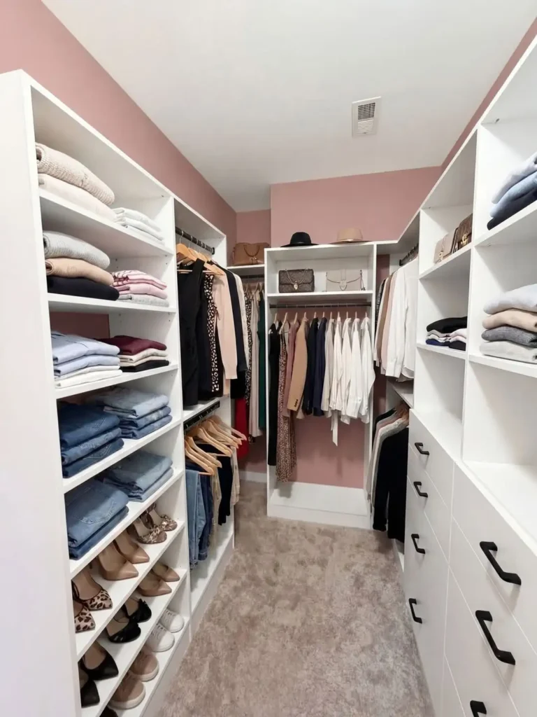 Open Wardrobe Closet Layouts