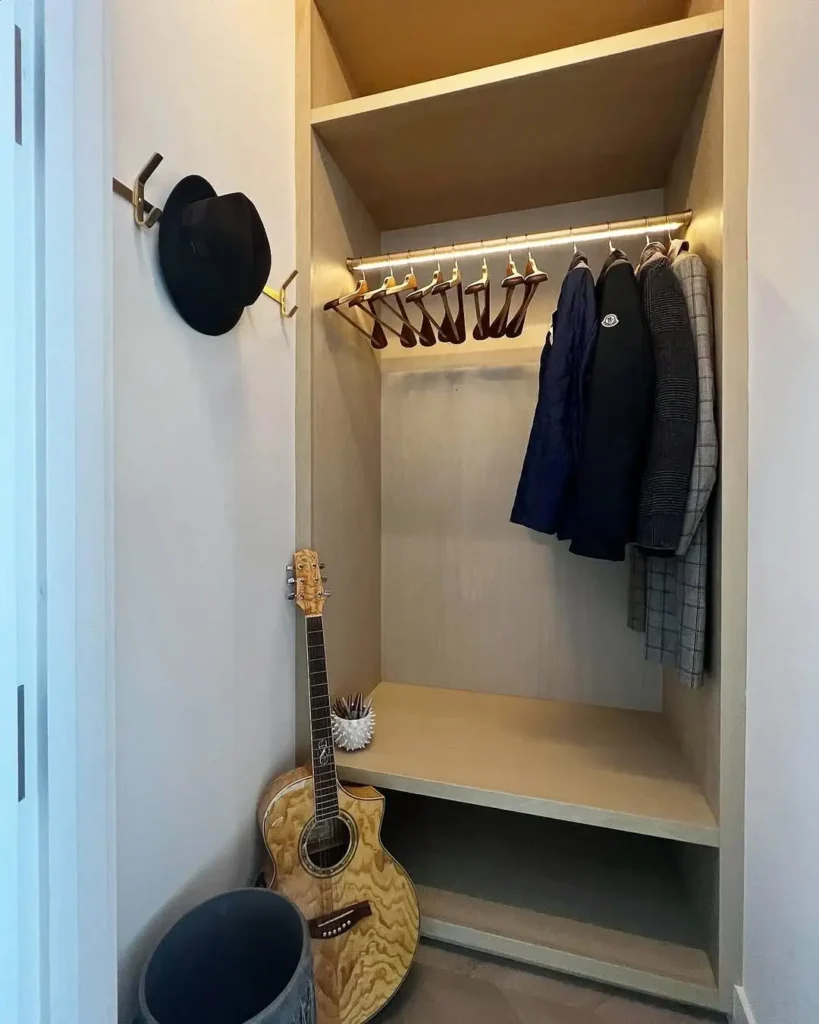 Coat Closet Umbrella Storage