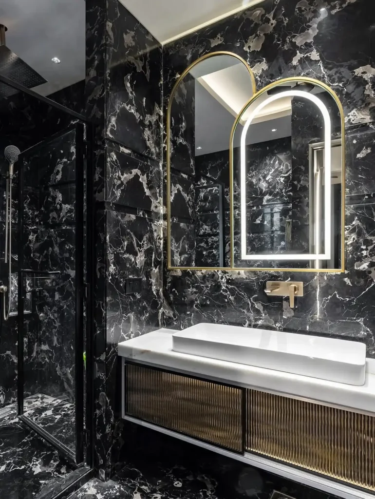 Tinted Glass Vanity Mirrors