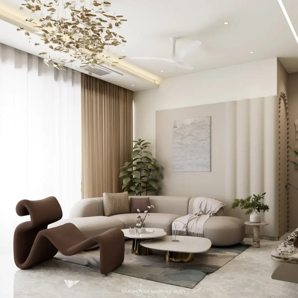 Minimalist Curved Seating