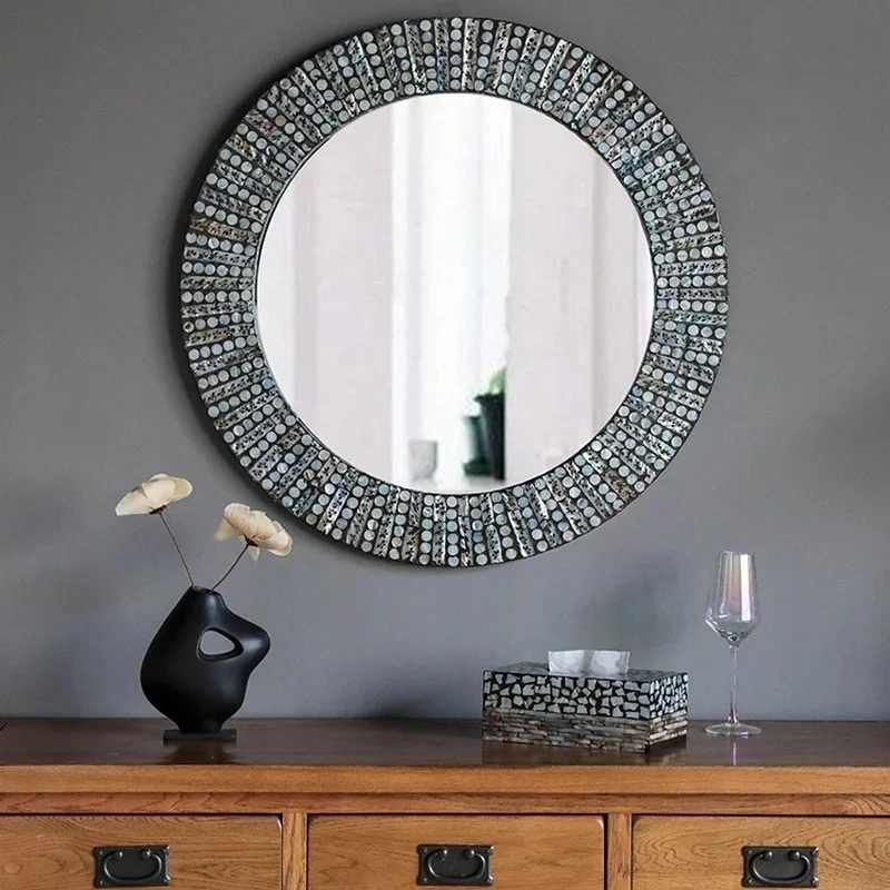 Round Mirror Statement Walls