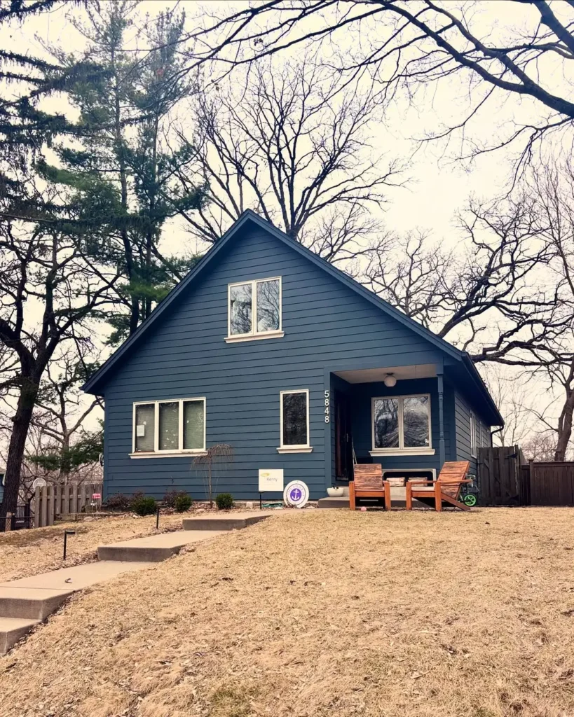 Navy Blue Exterior Tones