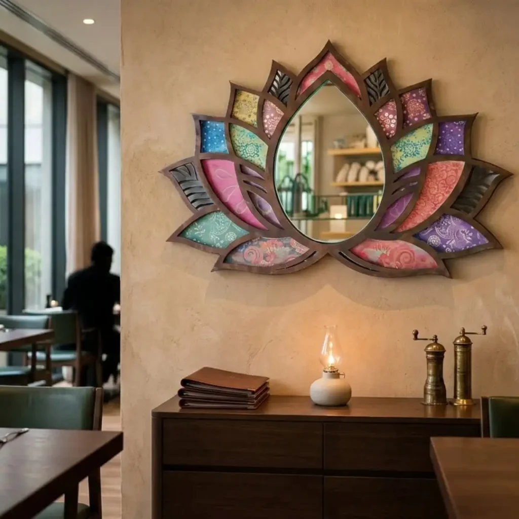 Layered Mirror Wall Artwork