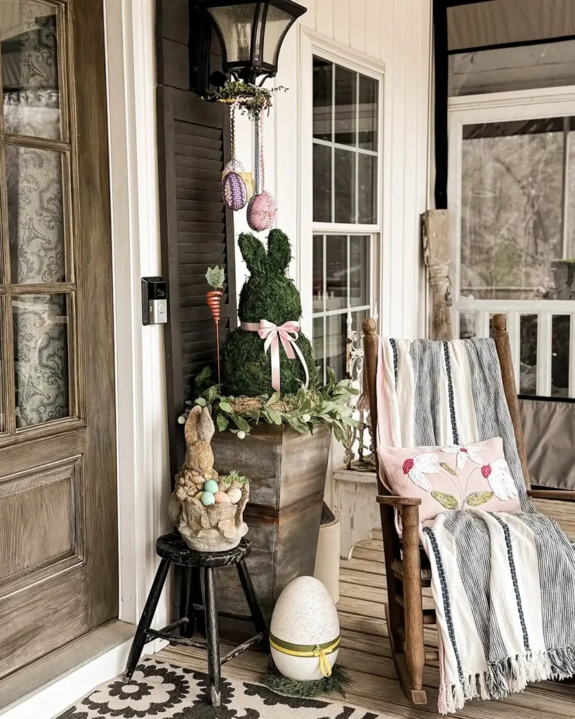 Easter Entryway Styling