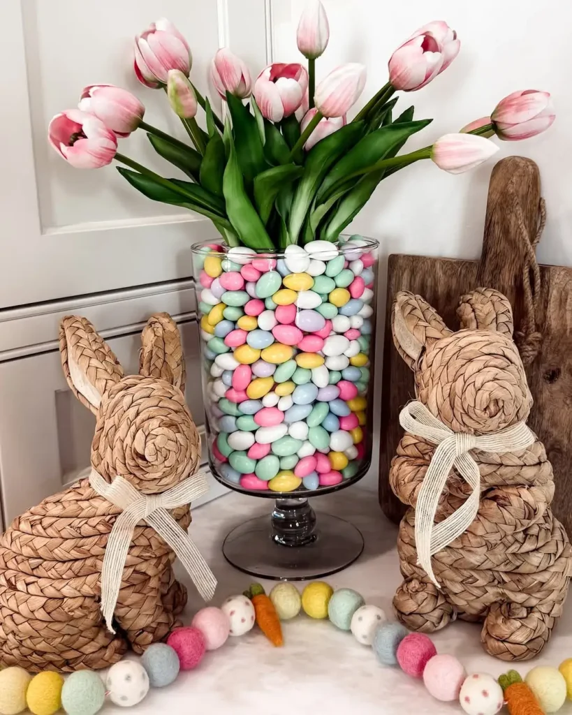15 Easter Flower Arrangements For a Fresh Spring Home 1 Tulip Easter Centerpieces