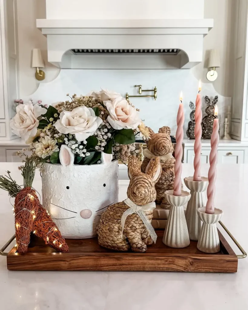 15 Easter Flower Arrangements For a Fresh Spring Home 7 Easter Table Floral Displays