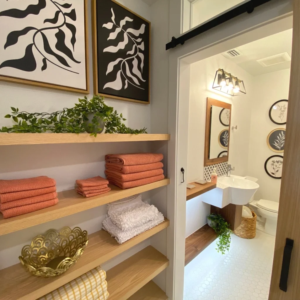 15 Linen Closet Organization Ideas For a Tidy Home 11 Bathroom Supply Storage Shelves