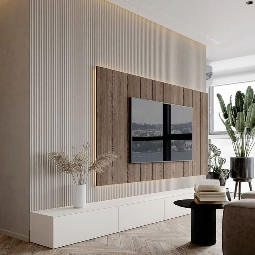 Minimalist TV Panel Walls