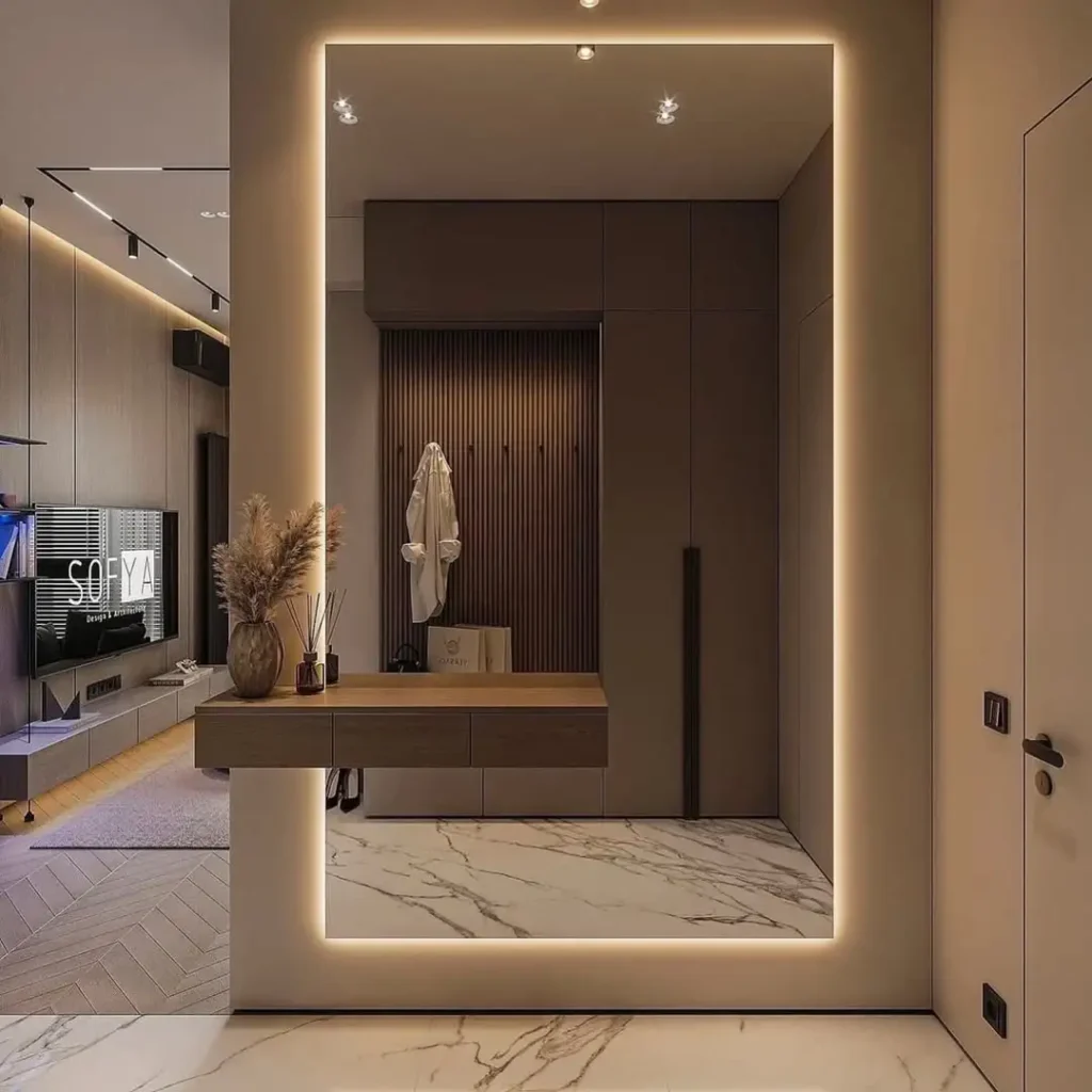 16 Full Length Mirror Ideas to Elevate Your Space 25 Large Hallway Full Mirrors