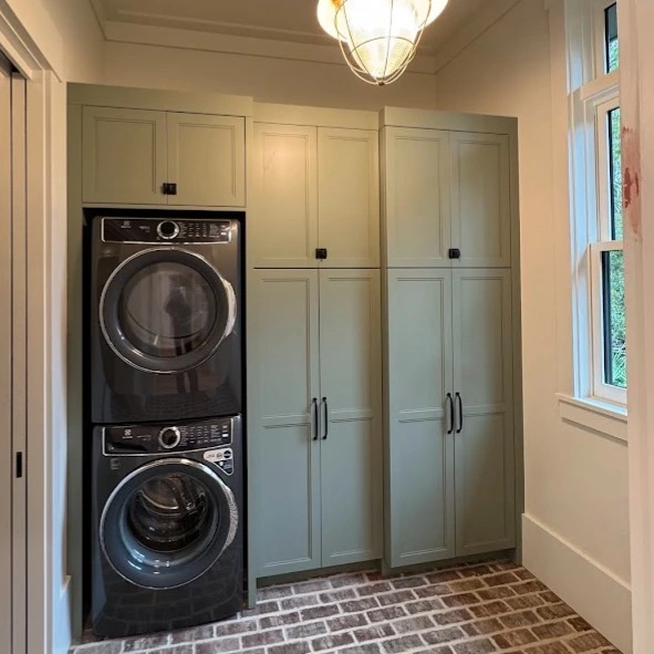 17 Laundry Closet Ideas to Transform Small Spaces 49 Vertical Storage Laundry Closet