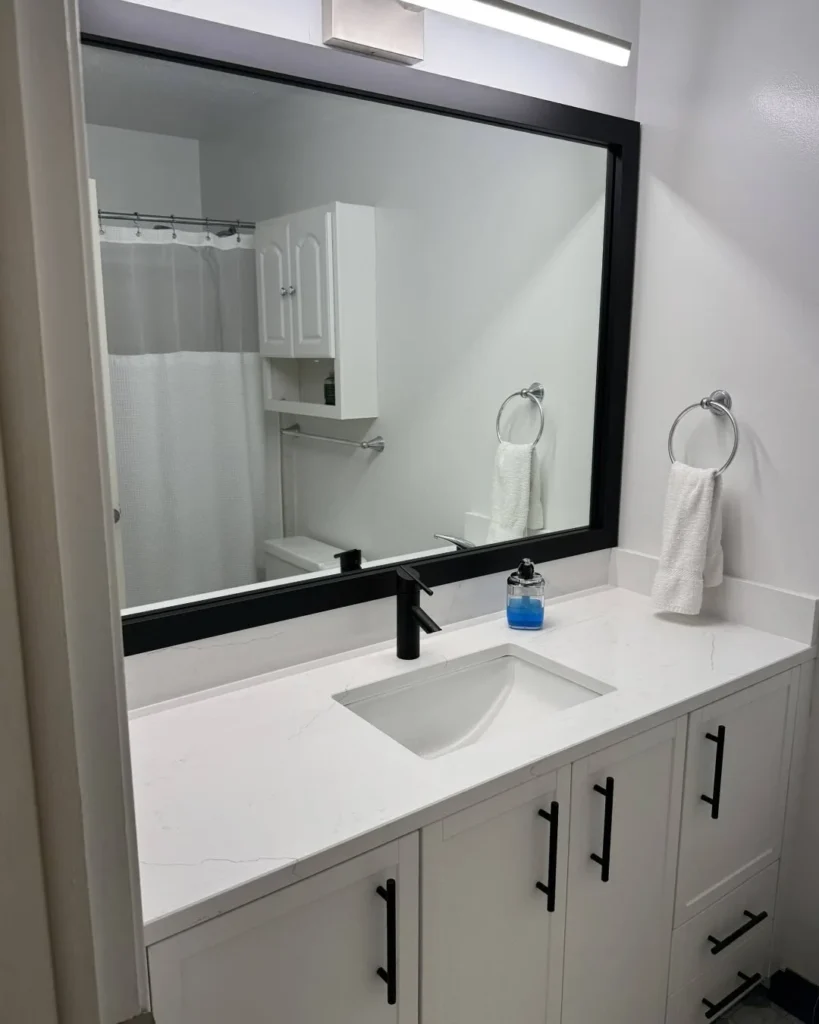 Industrial Black Frame Mirrors