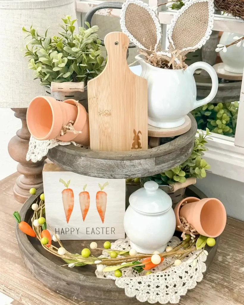 Tiered Tray Easter Styling