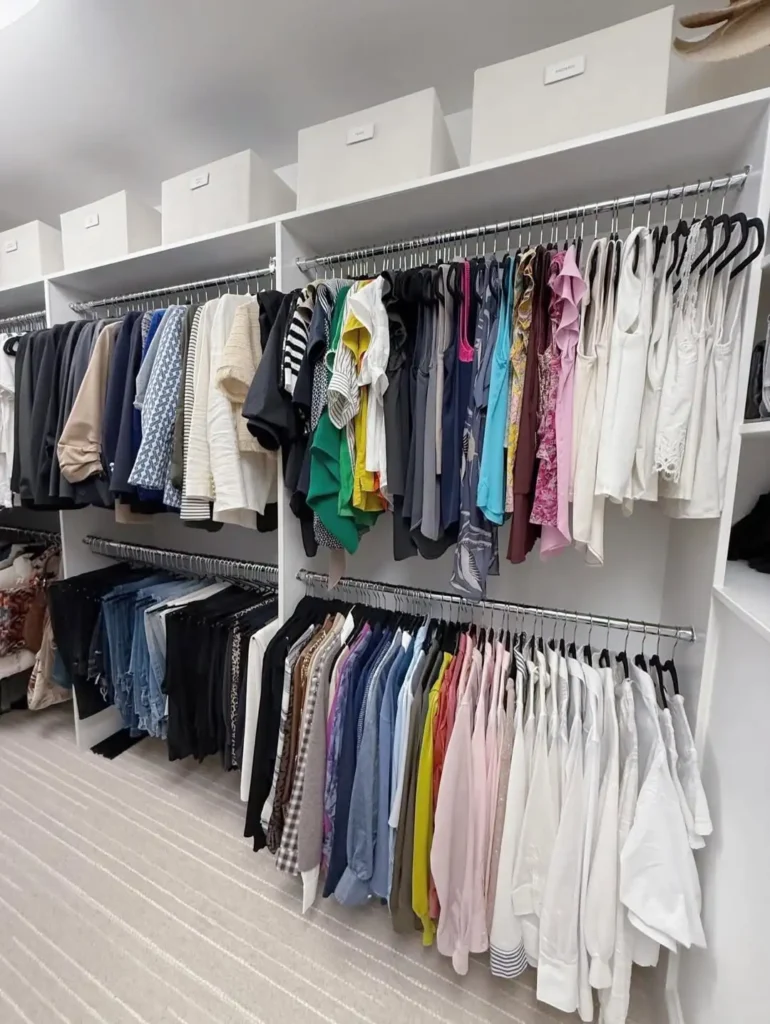 His And Hers Closet Sections