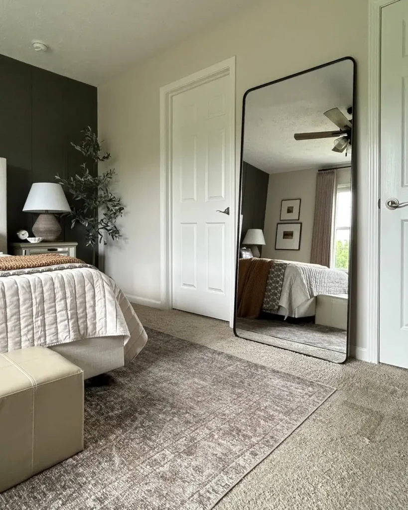 16 Full Length Mirror Ideas to Elevate Your Space 13 Full Length Mirror in Bedroom