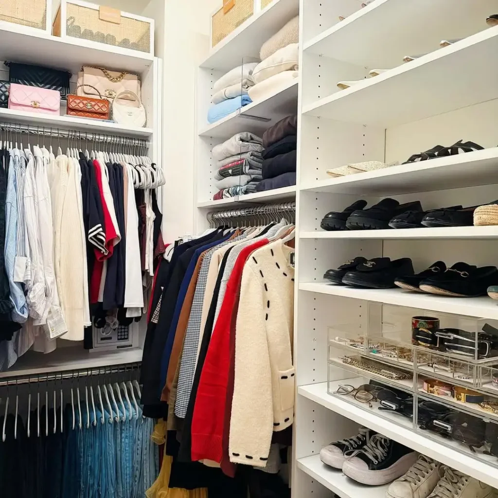 Coat Closet Shelf Dividers
