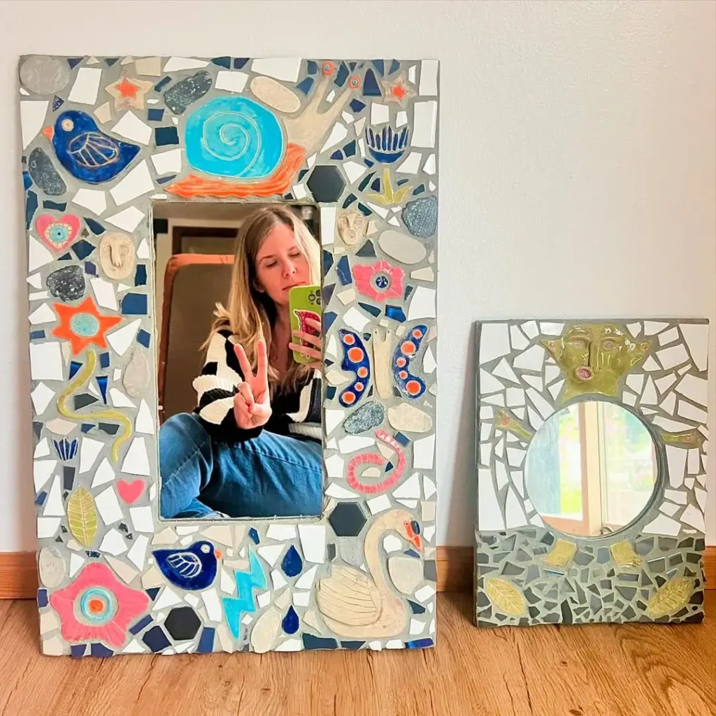 Broken Mirror Mosaic Art
