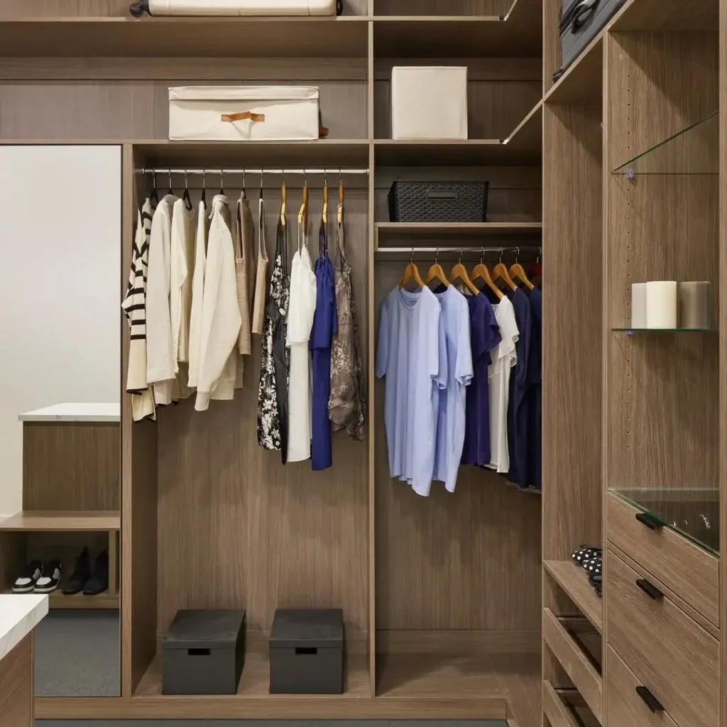 Modular open closet systems
