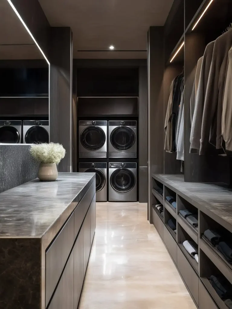 17 Laundry Closet Ideas to Transform Small Spaces 13 Modern Laundry Closet Designs