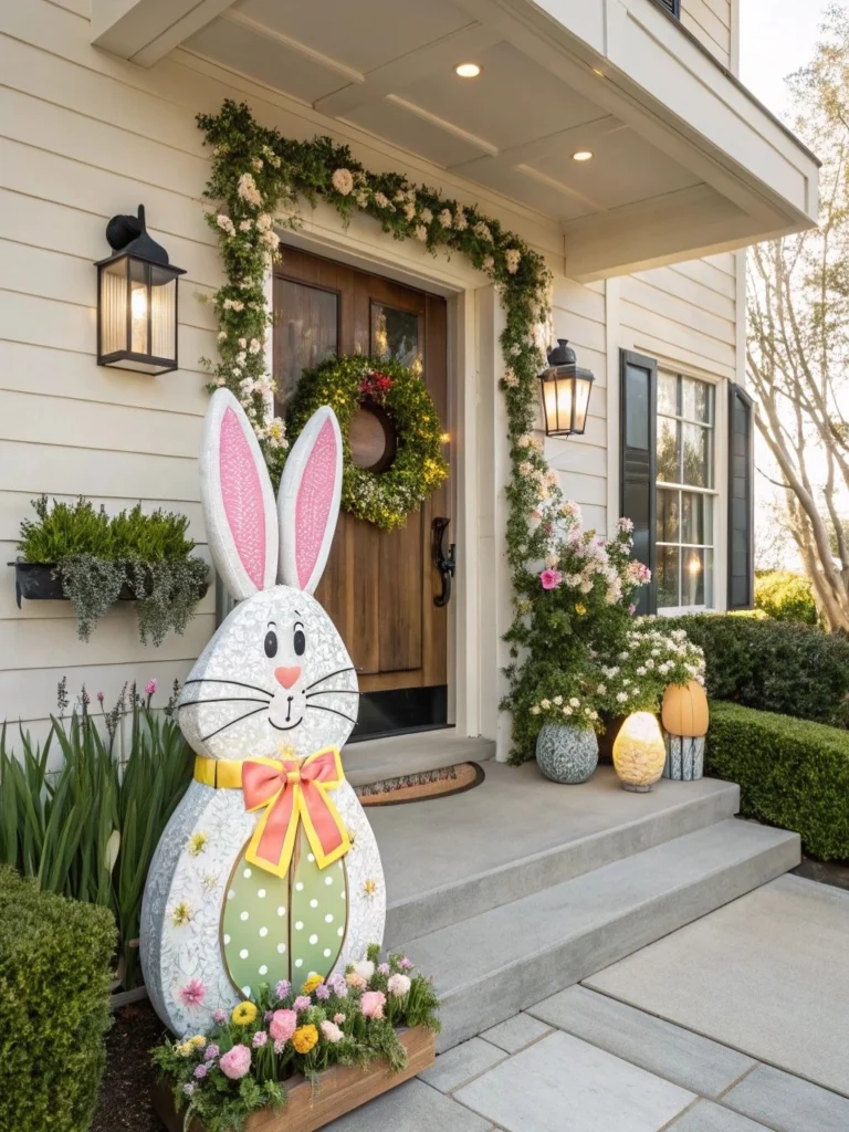 Easter Porch Garland Ideas