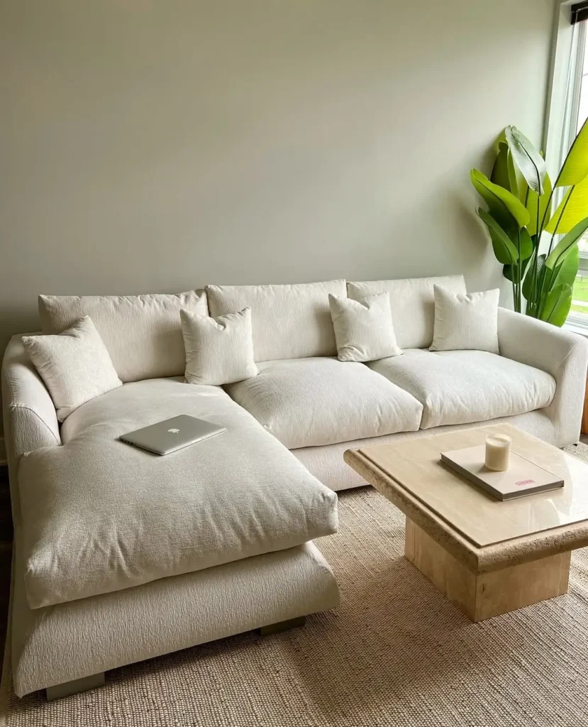 17 L shape sofa living room ideas for cozy style 39 Modern Fabric L Sectional