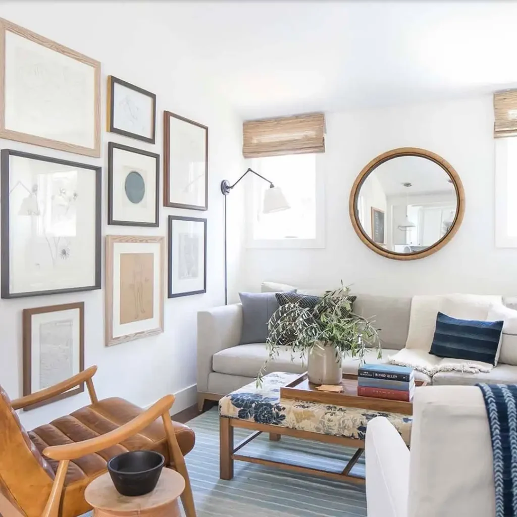 Round Mirror Gallery Wall