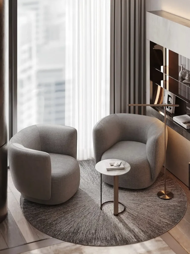 16 Luxury Sofa Design Ideas For a Chic Home 11 Marble Accent Luxury Seating