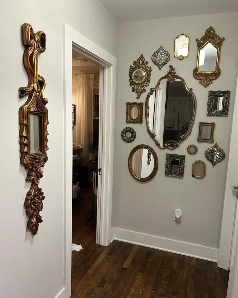 Vintage Mirror Gallery Wall