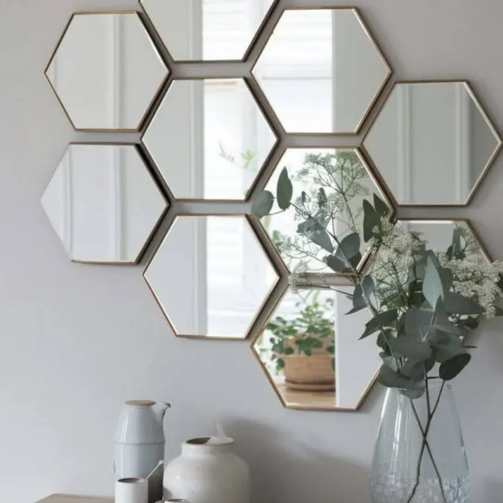 Geometric Mirror Wall Designs