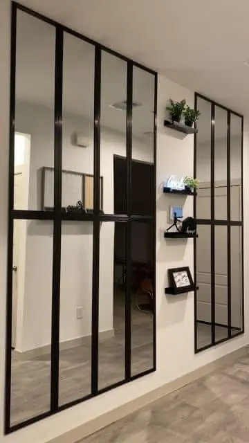 Mirror Walls 😍 7 mirror hack from Walmartgreat for small spaces to give the room a more open