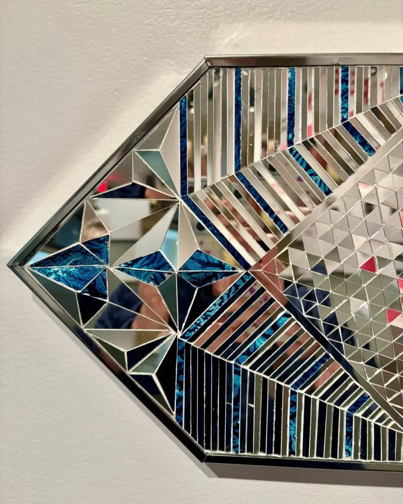 Geometric Mirror Wall Sculptures