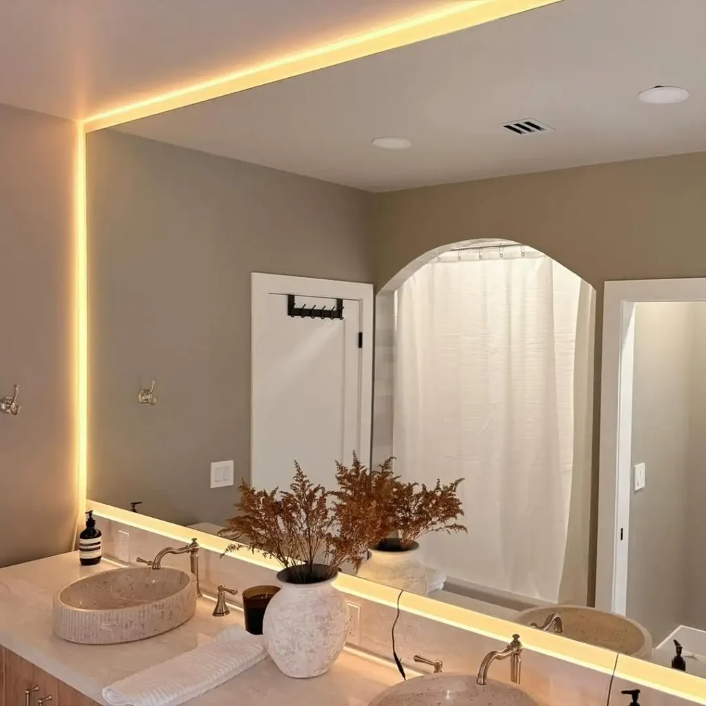  Wall to Wall Bathroom Mirrors
