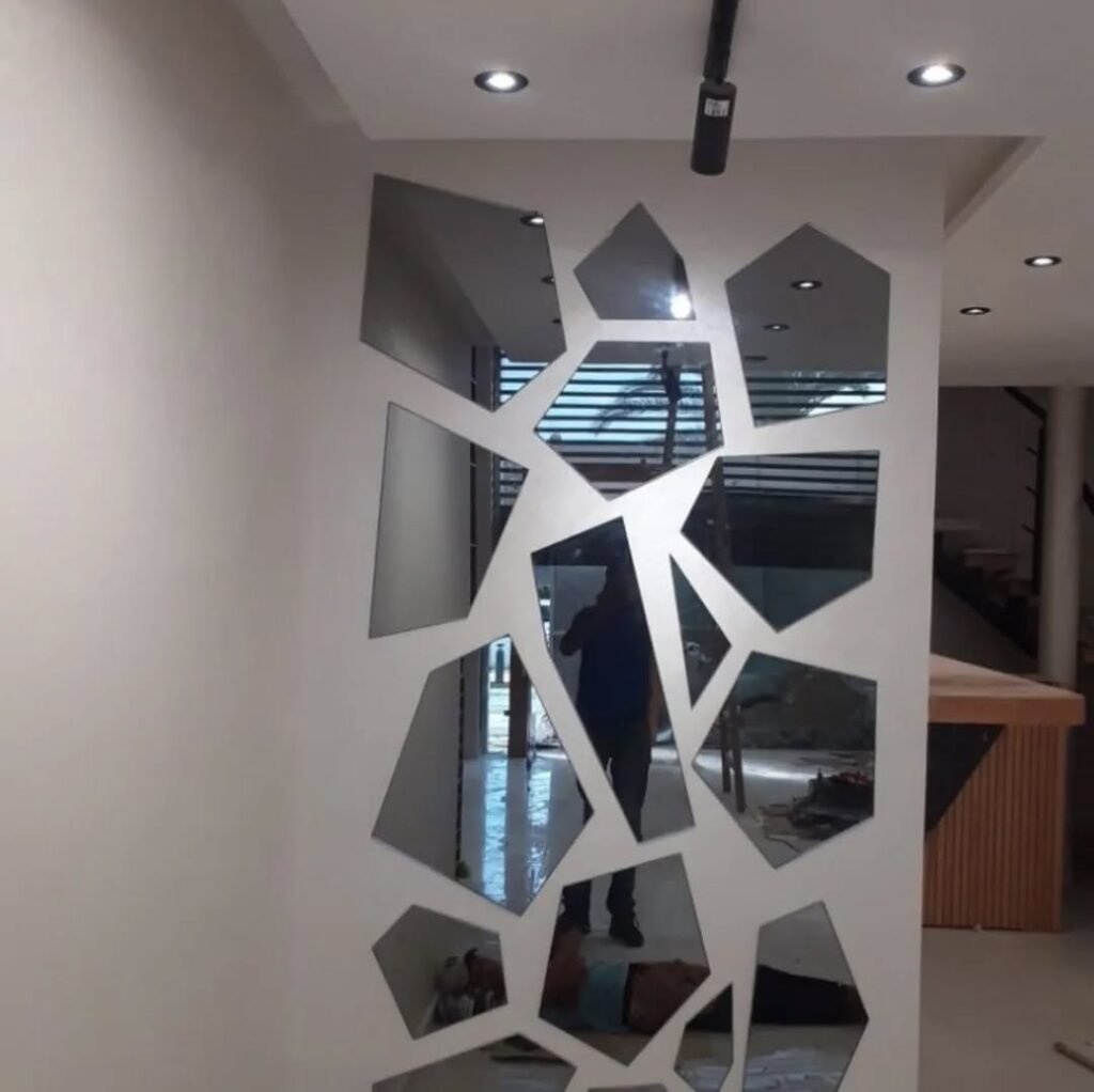 Decorative Mirror Tiles Art