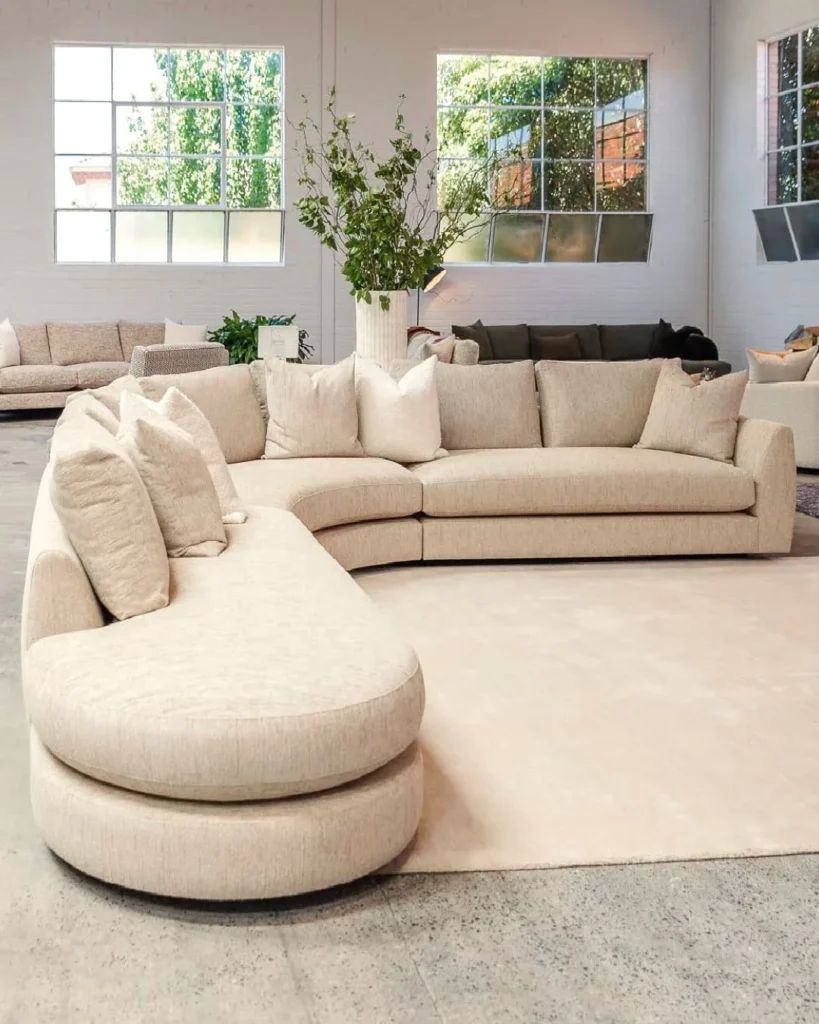 Curved Modular Sofas