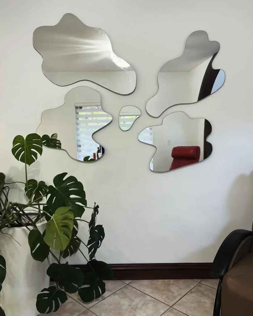 Decorative Mirror Cluster Walls