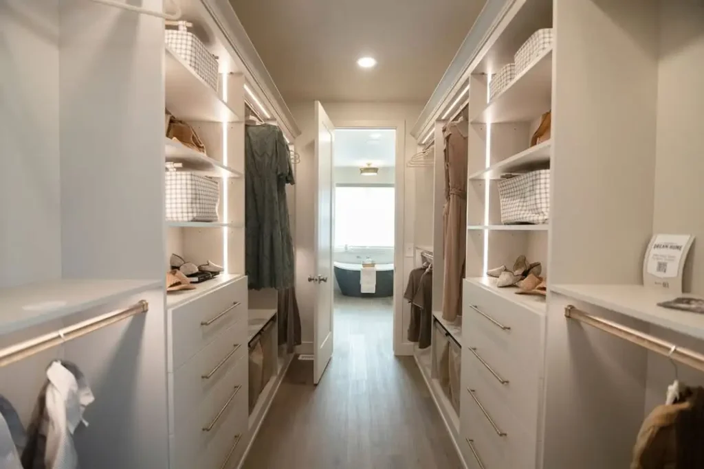  Custom Walk Through Closets