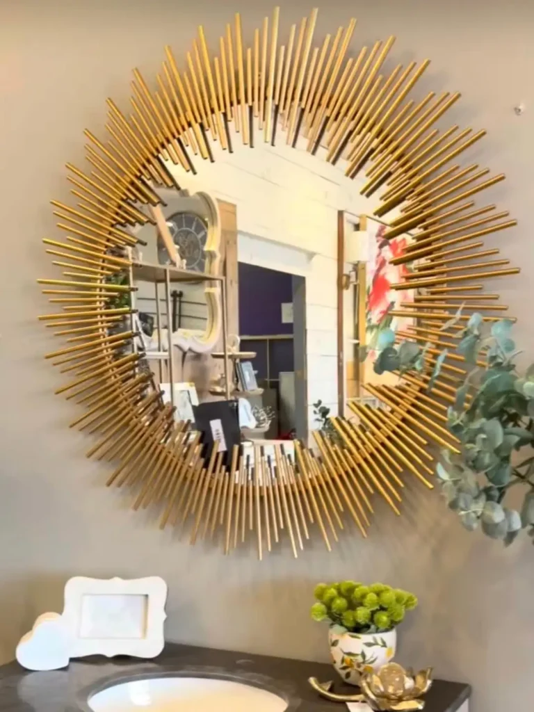 Sunburst Mirror Wall Decor