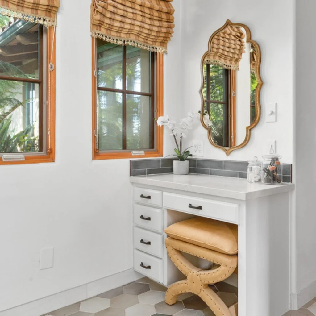 Window Side Vanity Placement