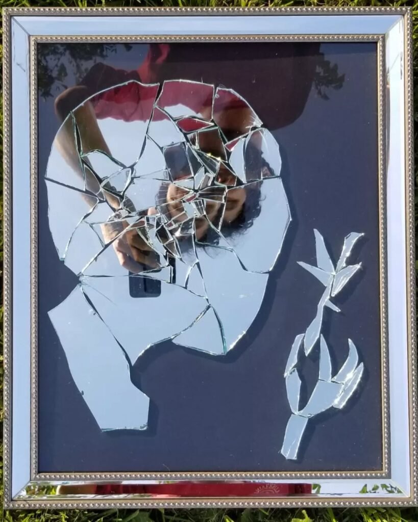 Broken Mirror Photo Frames