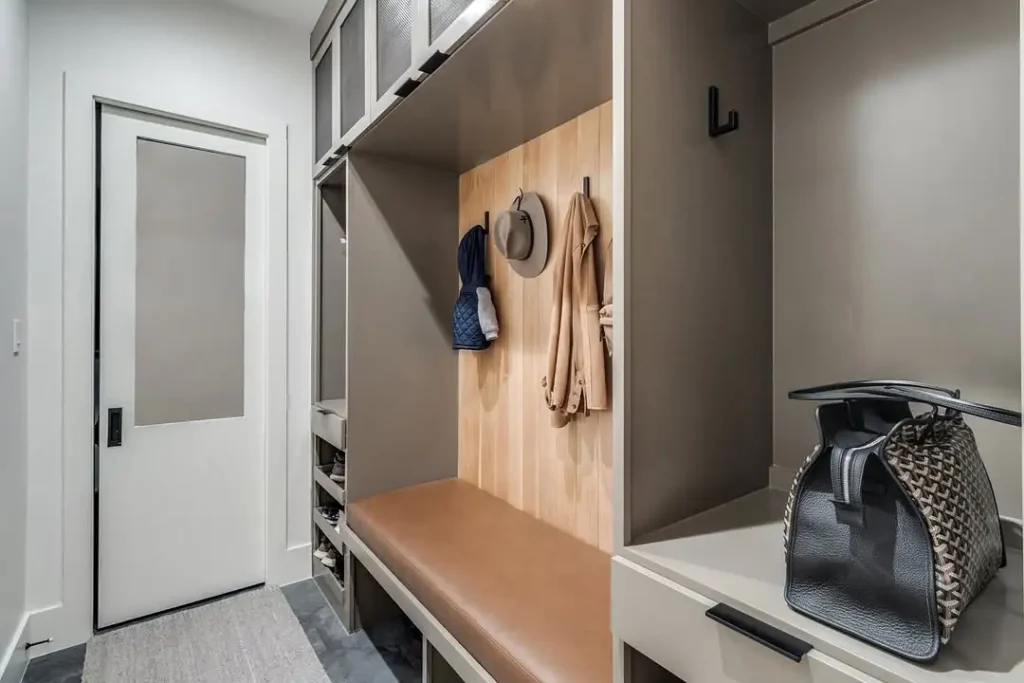 Coat Closet With Bench Seating